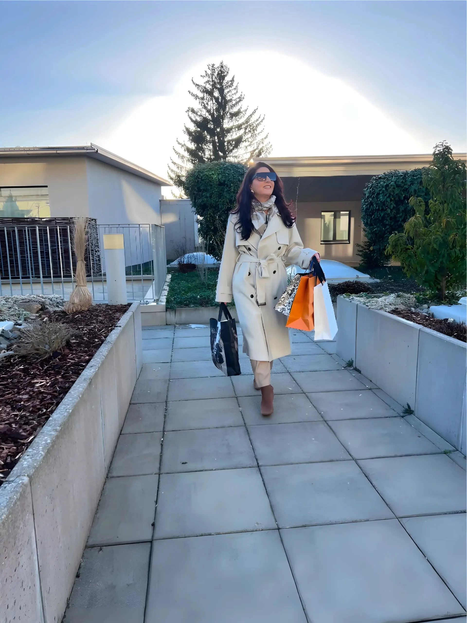 Personal Shopping Service Morena Tigano beim Einkaufen.